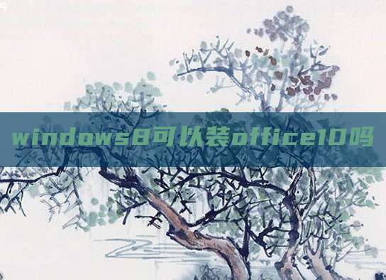 windows8可以装office10吗