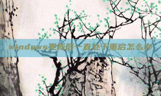 windows更新后一直处于重启怎么办
