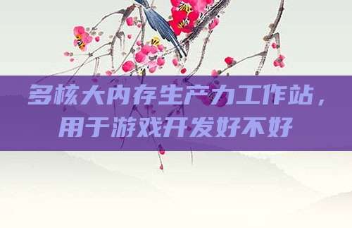 多核大内存生产力工作站,用于游戏开发好不好